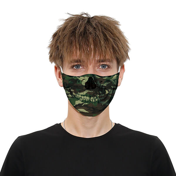 reusable mask 3D printed skull