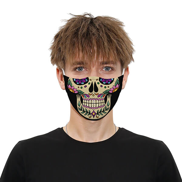 reusable mask 3D printed skull