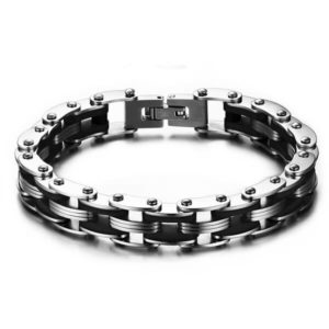 BR-172B biker chain bracelet