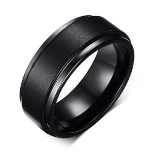 Black Tungsten Ring TRL 043