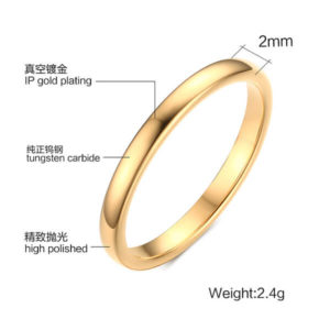 TCR-042 tungsten carbide ring 2 mm