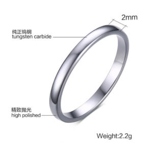 TCR-042 tungsten carbide ring 2 mm